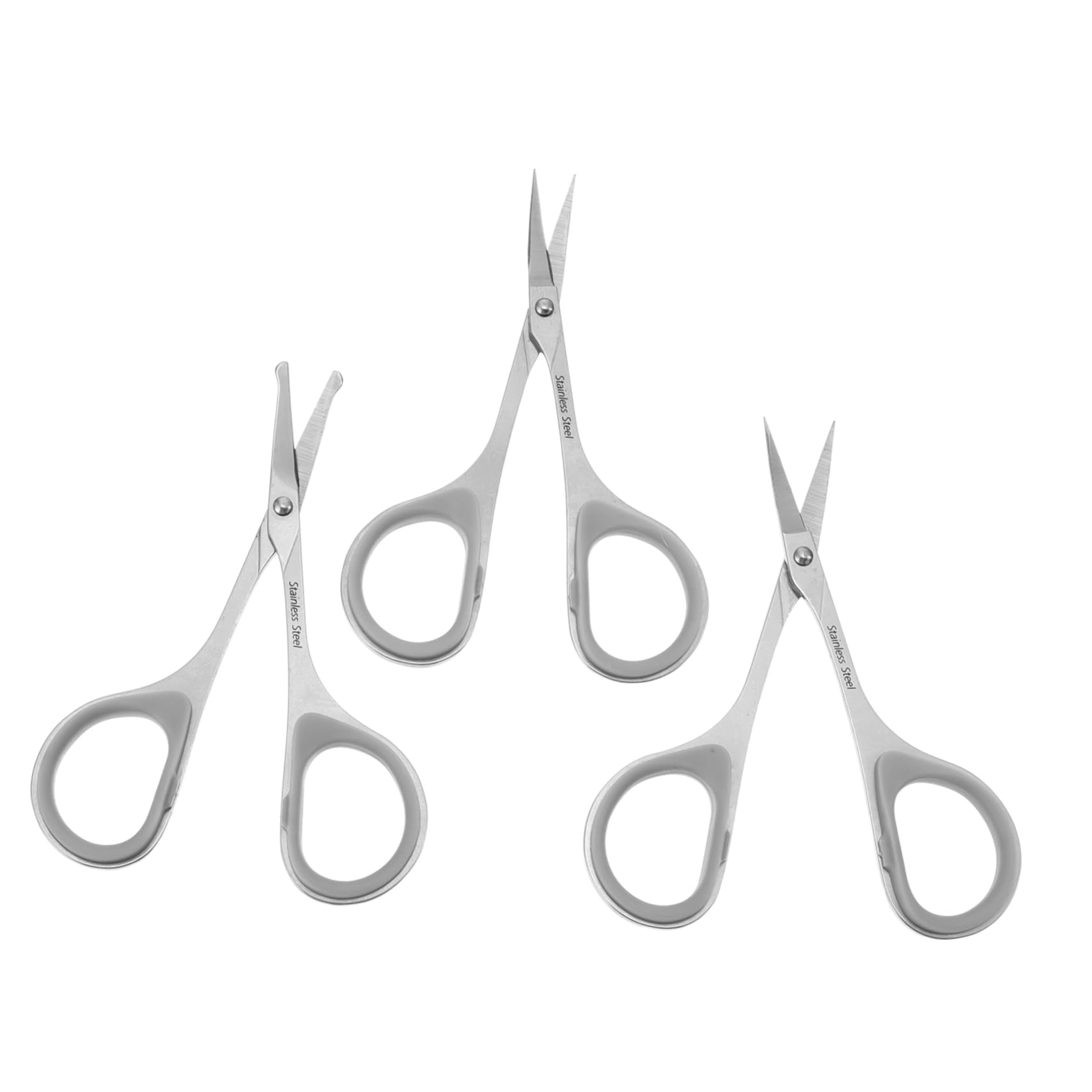 Healeved 6stücke Teiliges Set Rostfreien Schönheitsscheren Eyebrow Trimmer Bartschneider Und Haarschneider Für Präzises Trimmen Von Augenbrauen Und Nasenhaaren