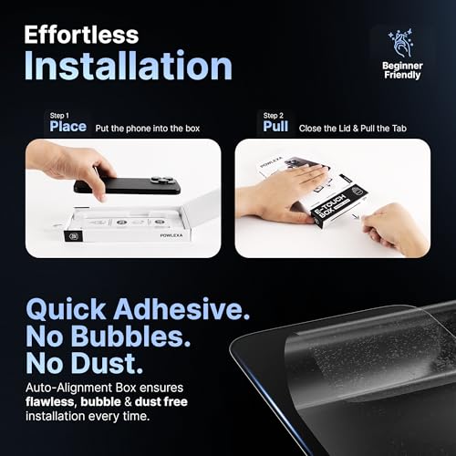 Image of 2 Pack Screen Protector for iPhone 16 Pro 6.3 inch 5X Stronger Tempered Glass 9H+ Hardness 12FT Military Grade Shatterproof HD Clear, Scratch Resistant Bubble-Free Installation Frame Case Friendly