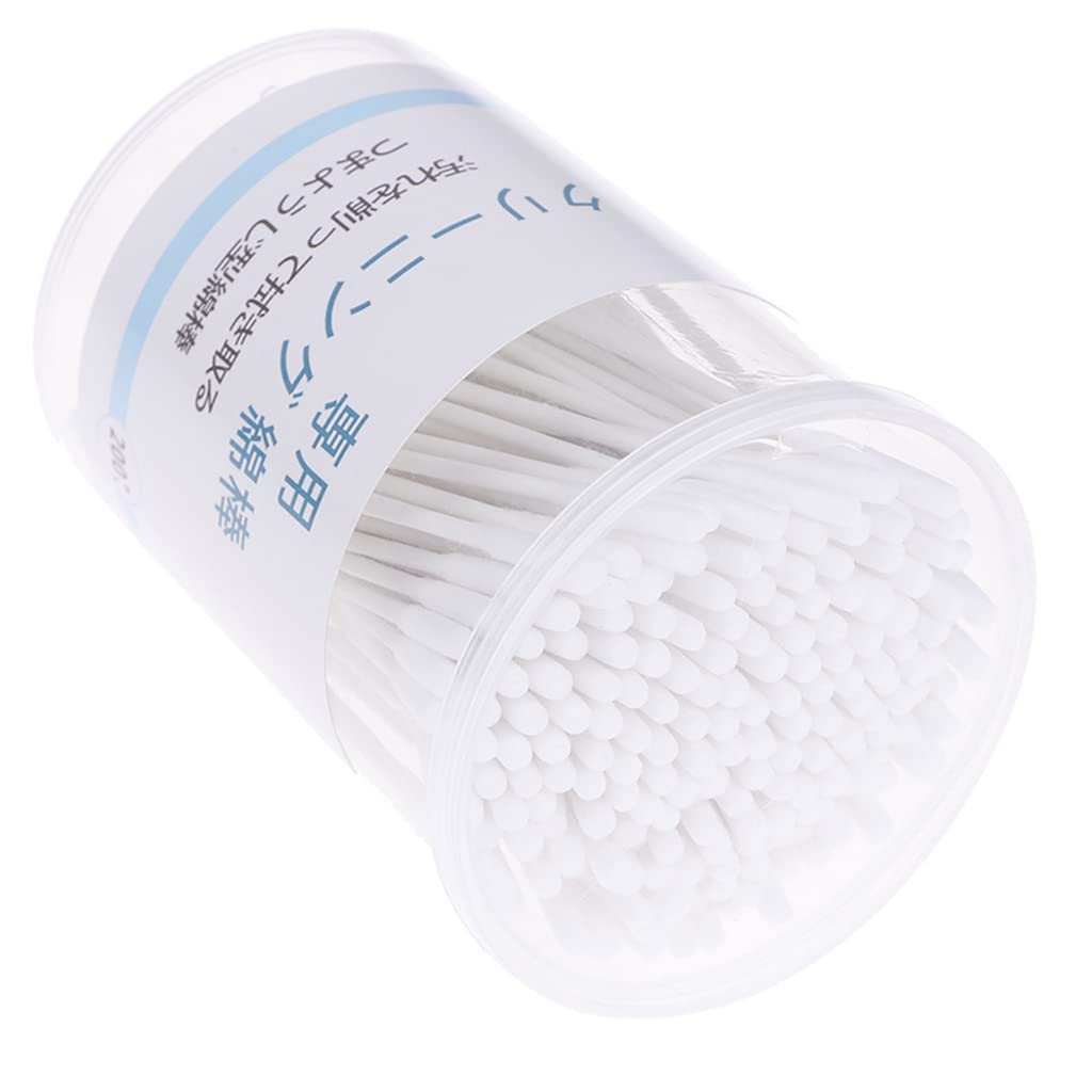 Ankexin 200pcs/Box Double for Head Cotton Swab Nose Ears Cleaning Disposable Buds Tool