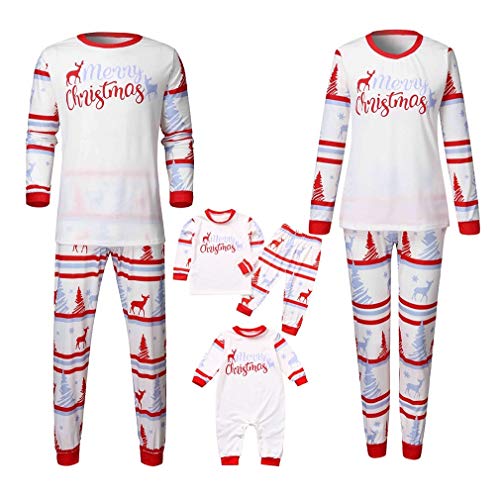 Kehen Merry Christmas Pajamas Holiday Matching PJs for Family,Wither Casual Homewear for Couple Boy Girl Xmas Gift Women Small