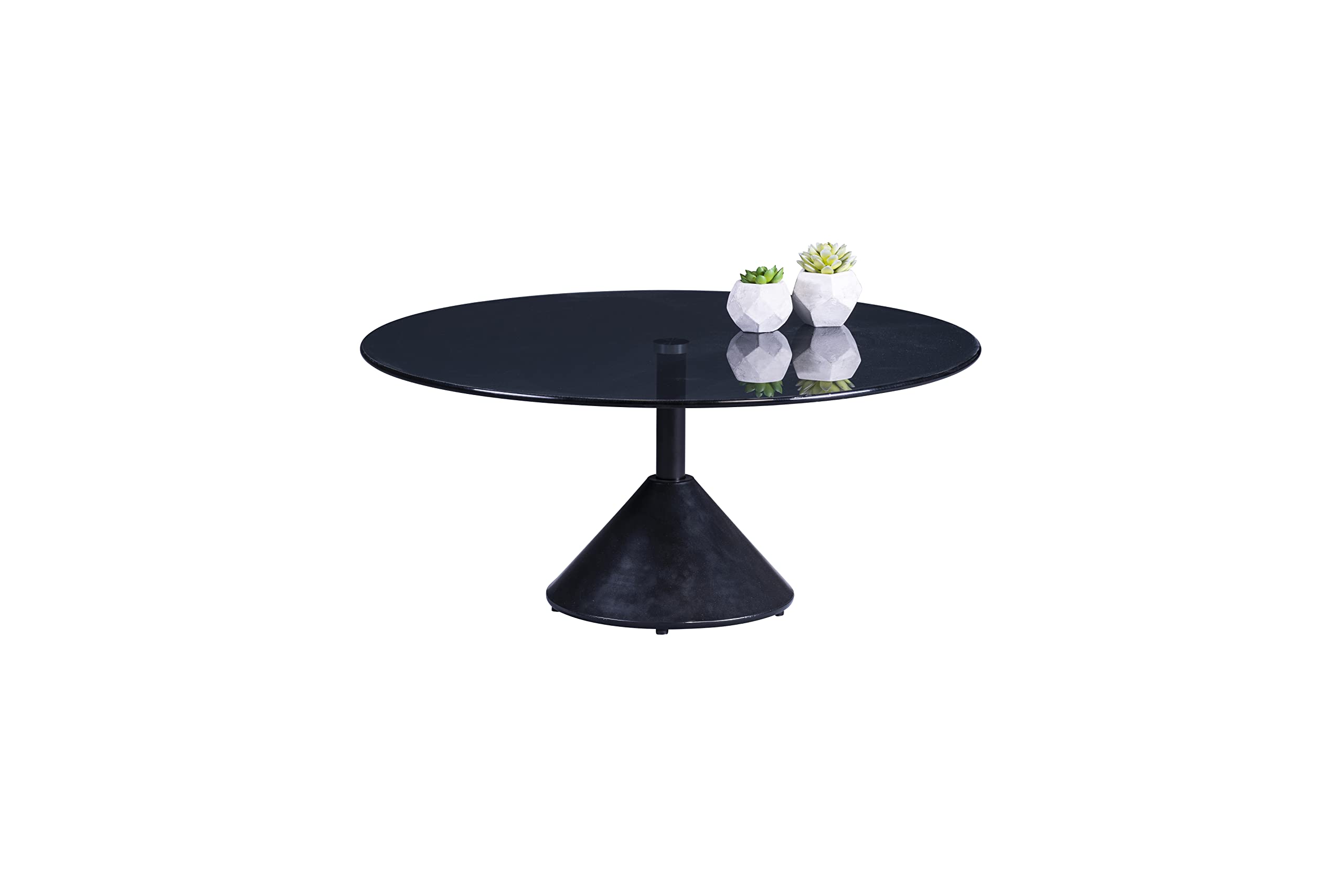 Table basse Montréal 1 en métal noir résistant pour remplacer vos meubles de salon instables