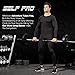 Self Pro Men Thermal Compression Athletic Sports Ultra Soft Fleece Lined Long Sleeve Cold Weather Winter Warm Base Layer Top (Black, Medium)