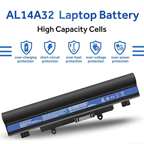 WISTAR AL14A32 Laptop Battery for Acer Aspire E5-521, E5-521G E5-531 E5-551, E5-551G Battery - Image 5