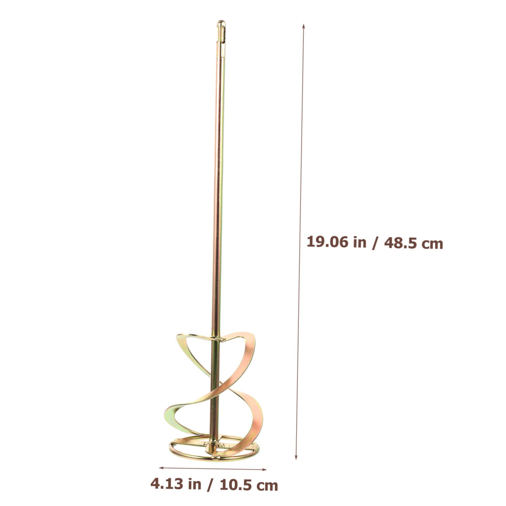 Mikikit Mixing Paddle for Drill Electric Hammer Stirring Rod High Efficiency Cement Mixer
