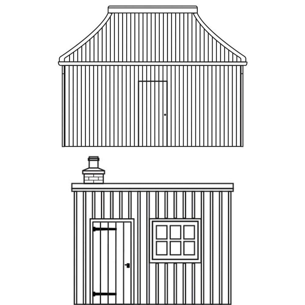 Hornby R7369 Gwr Lamp Room And Private Office Pack Oo Gauge