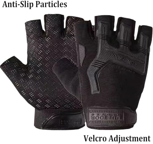 SANYETS Tactical Uniform,Combat Long Sleeve Shirt and Pants,Cap Gloves Balaclava Set Airsoft Suit, Military Gear Amy Clothes for Men(L,Black) - 5
