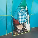 Coleman Camping Tent, 8 Person Tenaya Lake Fast Pitch Cabin Tent with Closet, Light Blue
