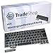 Trade-Shop - Tastiera per computer portatile, di ricambio, colore: grigio, QWERTZ tedesco per Fujitsu Siemens Lifebook E733 E734 E743 (con telaio e retroilluminazione)