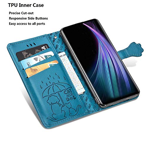 Capa carteira XYX para Motorola Edge/Moto Edge [não serve para Moto Edge Plus], Capa carteira de cou