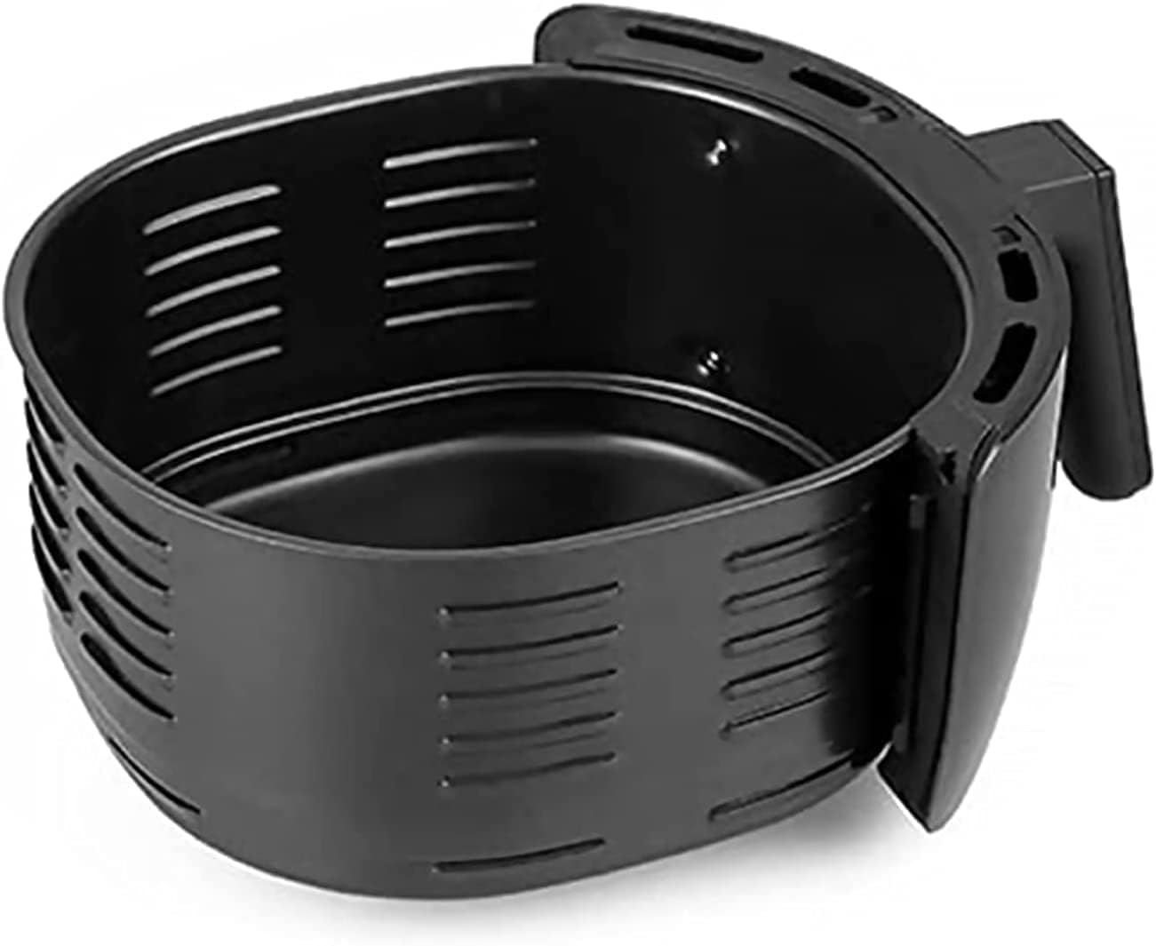 Lade Met Reserveonderdelen Voor De Luchtfriteuse - Rubberen Bumpers En Siliconenolieborstel Ronde Grillpan Met Anti Aanbaklaag Roestvrijstalen Scherperplaat