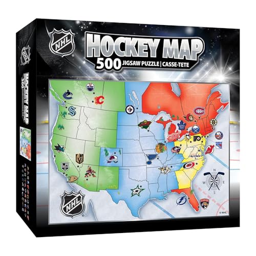 MasterPieces Sports Puzzle - Rompecabezas NHL Liga Hockey 500 Piezas 21 x 15 miniatura 1