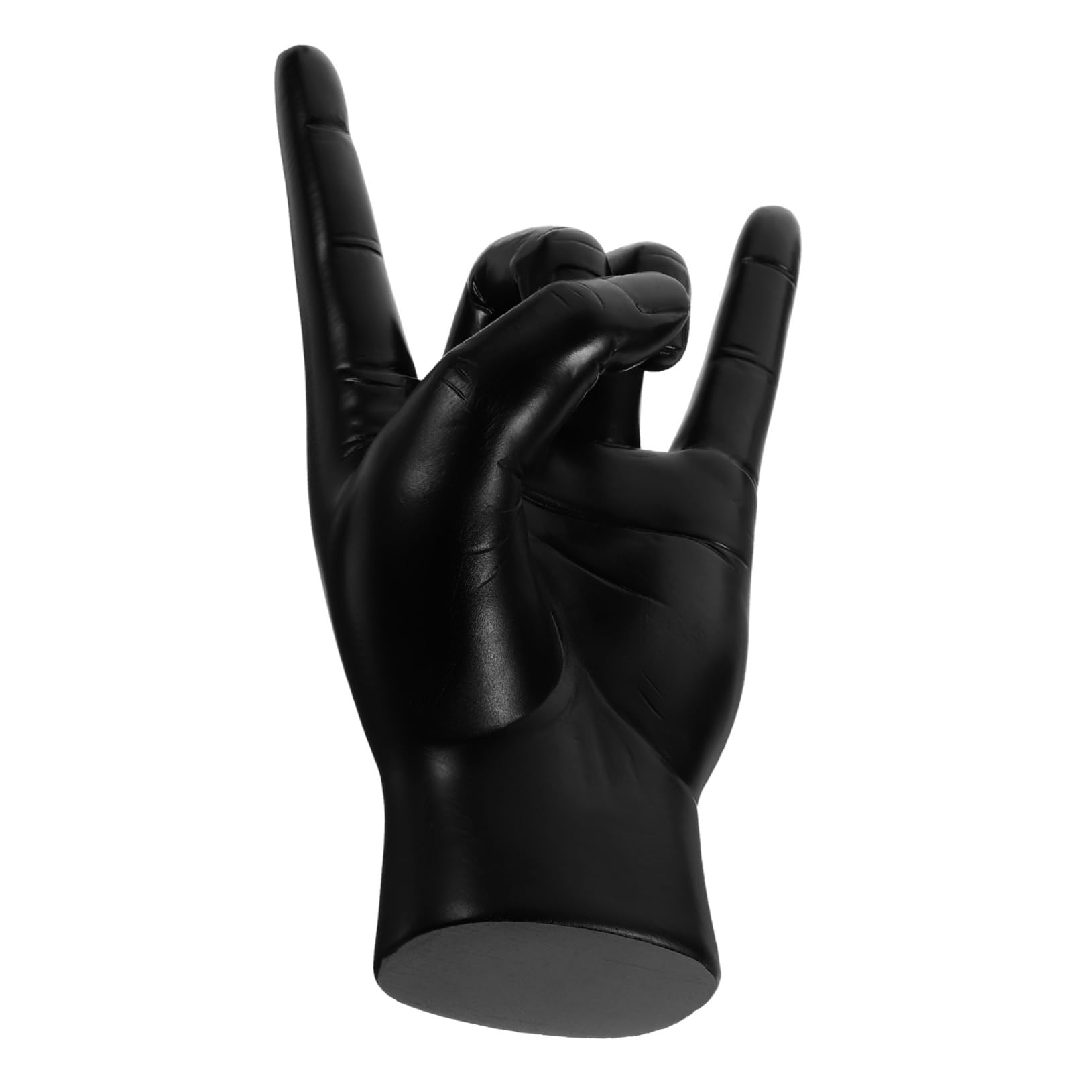 ZXQUEGF 4 Pezzi Modello di Musica Rock Resina Artigianato per la casa del Dito Statua Scultura in Stile Nordico Gesto Mano Astratta Decorazione della Camera da Letto