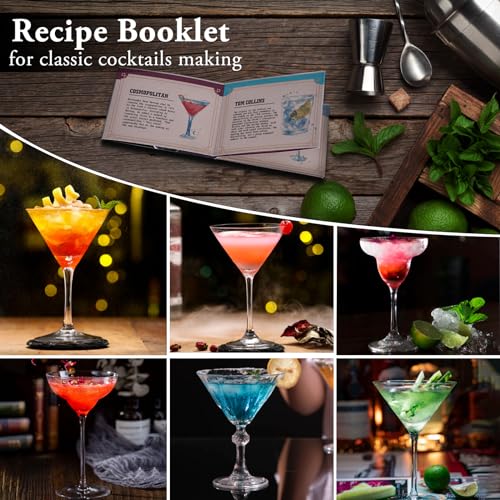 Vabaso Kit de Barman, Conjunto de Coqueteleira de Bartender de 24 Unidades, Conjunto de Ferramentas