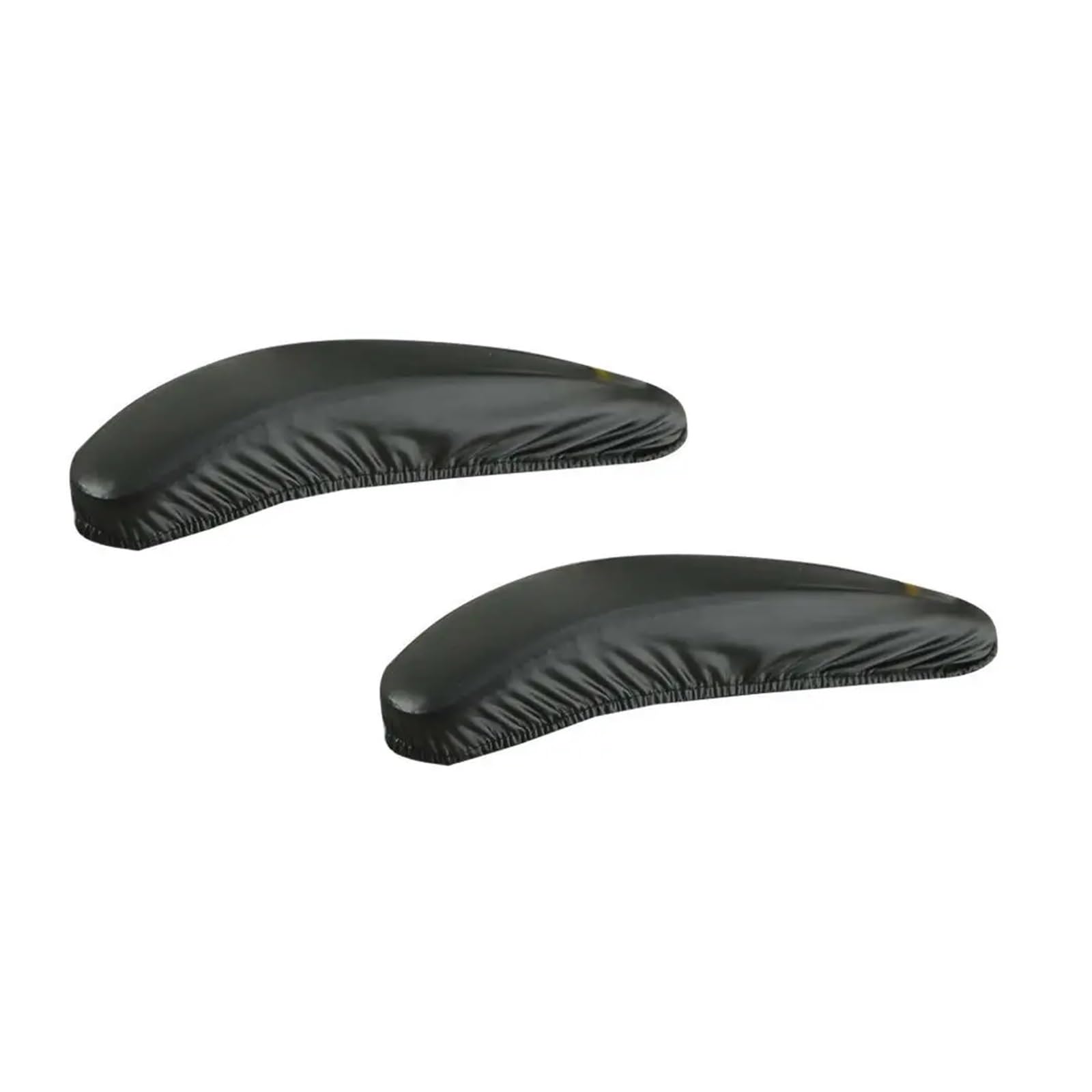 ENmrfvkz Office Spandex Armrest Covers, 4 Pcs Multicolor Leather Office Chair Armrest Grip Gloves Cover Stretch(Black)