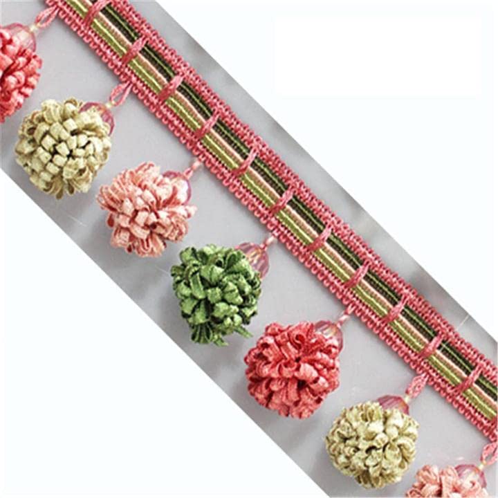 Rubans à pompons en dentelle de haute qualité pour artisanat d'art
