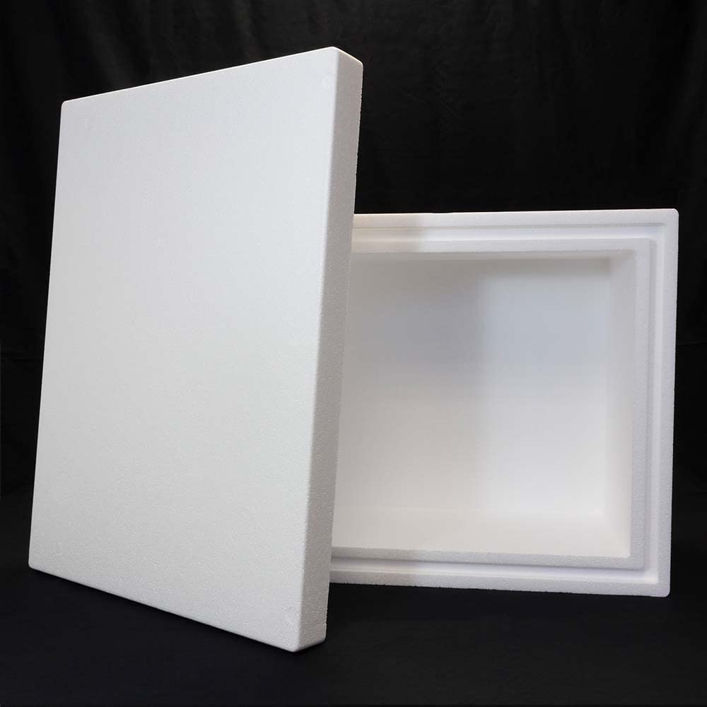 Terra Exotica Styroporbox/Thermobox - 75,0 Liter - 79,0 x 59,0 x 36,0 cm/Wandstärke 6 cm - Styrobox