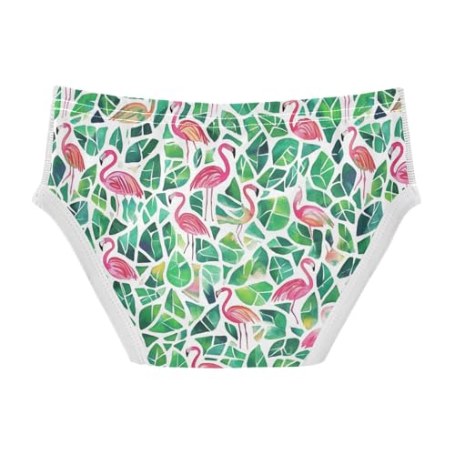 Wusikd Pink Flamingos Boys' Underwear Cotton Watercolor Boys Briefs Soft Toddler Underwear 2T2