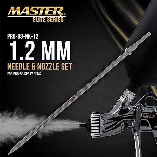 Image of Master Pro 1.2 mm Needle, Fluid Nozzle and Air Cap Atomizing Set Only for Master Pro 88 Series HVLP Spray Gun
