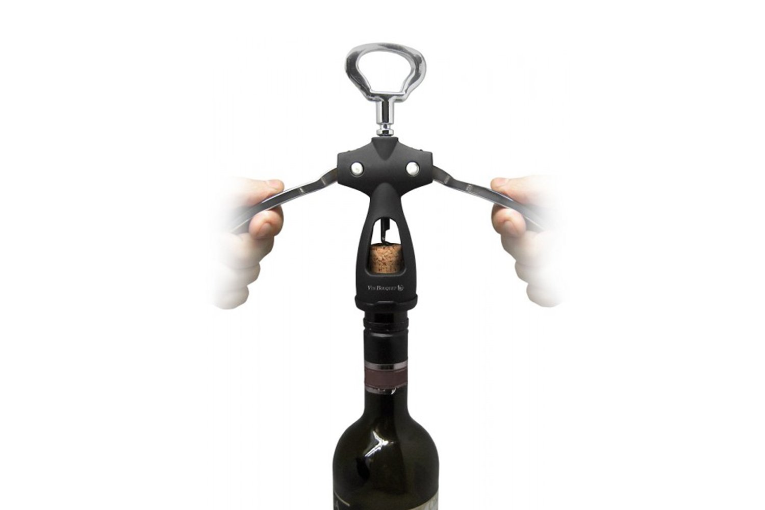 Vin Bouquet FID 016 Wings Corkscrew. Stainless Steel Wings corkcrew with Rubber Finishing