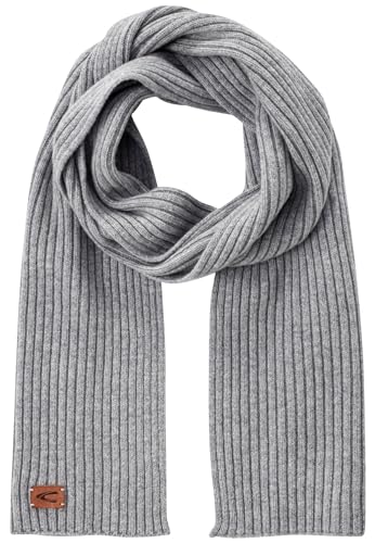 Écharpe tricotée grossière camel active homme contre le froid glacial