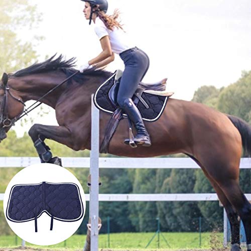 Paardenzadeldek, katoenen PP webbing handvat Buikband Paardenzadeldek Zacht ademend dubbel touw Zweetabsorptie (blauw) - Afbeelding 7