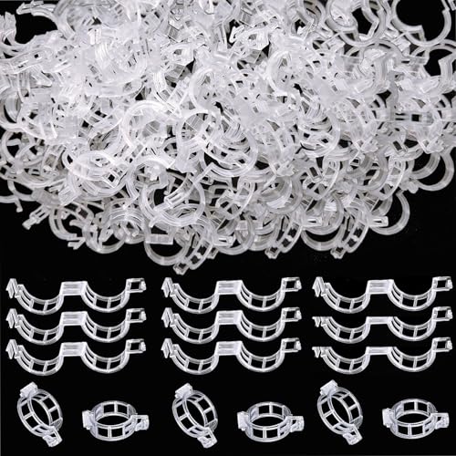 Plant Support Clips -150PK, White Tomato Clips for String Trellis,