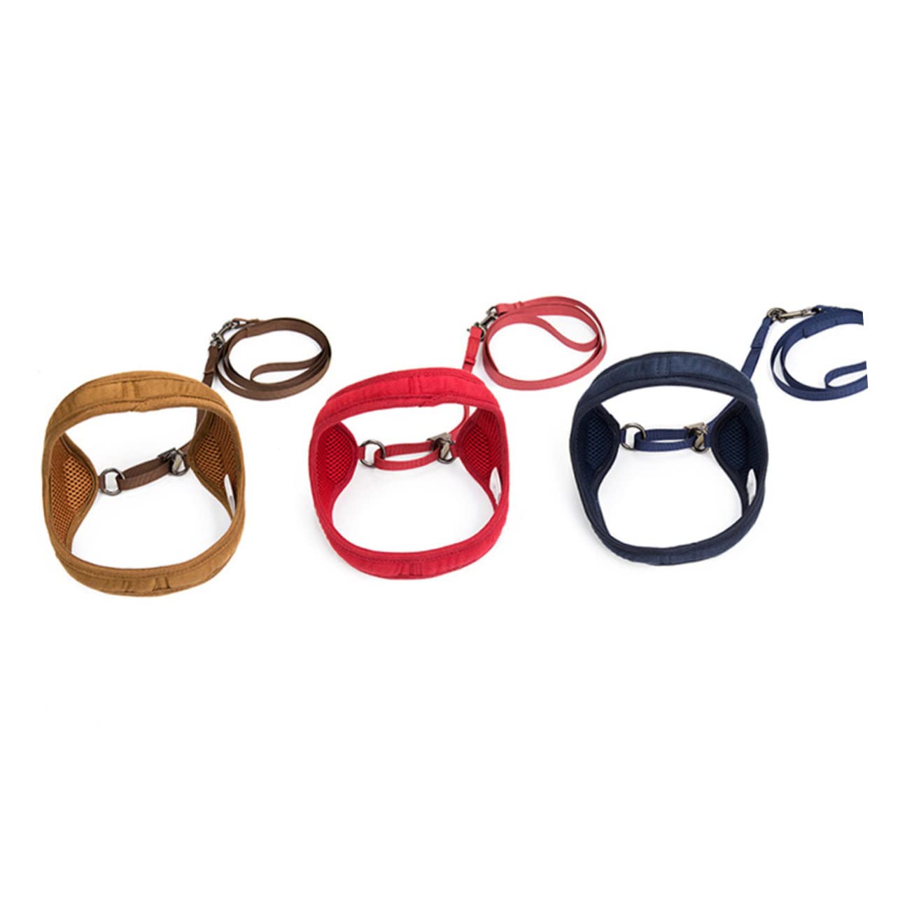 YARNOW 3 Piezas Suministros de Mascotas Light petg Correa Conjunto niña arnés de Cachorro Cuerda de tracción arnés para Mascotas Chica Colocar Cuerda de Gato arnés de Gato Rojo