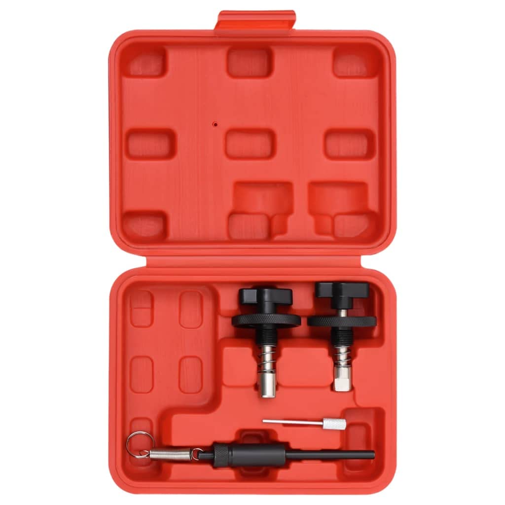Juego de herramientas de ajuste del árbol de levas para motores diésel Vauxhall 1,3 CDTI con maletín de plástico, juego de 4 piezas para cambio de correa de dientes Z13DT, Z13DTH