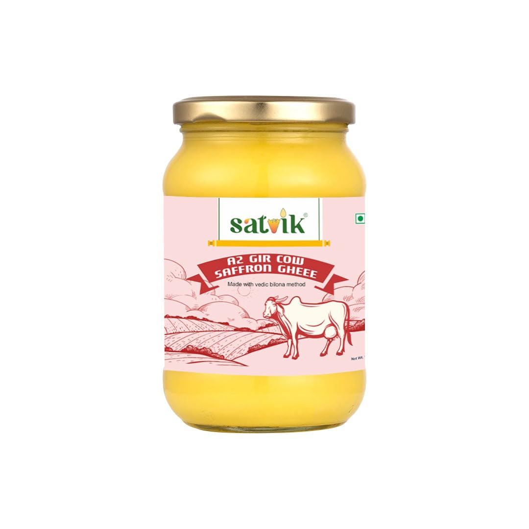 Satvik Pure Ghee A2 Gir Cow Saffron Ghee (Pack of 2) (B0CQCMC9N7) Amazon Price History, Amazon Price Tracker