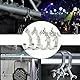 Naisfei 6 Pcs Bühnenlicht-Klemmen, Truss Klemmen Lichter Clamp Heavy Duty Aluminium Legierung Montage Truss Halterung Haken Clamp Beleuchtung Schellen für DJ Beleuchtung Spot Lichter 30-52MM