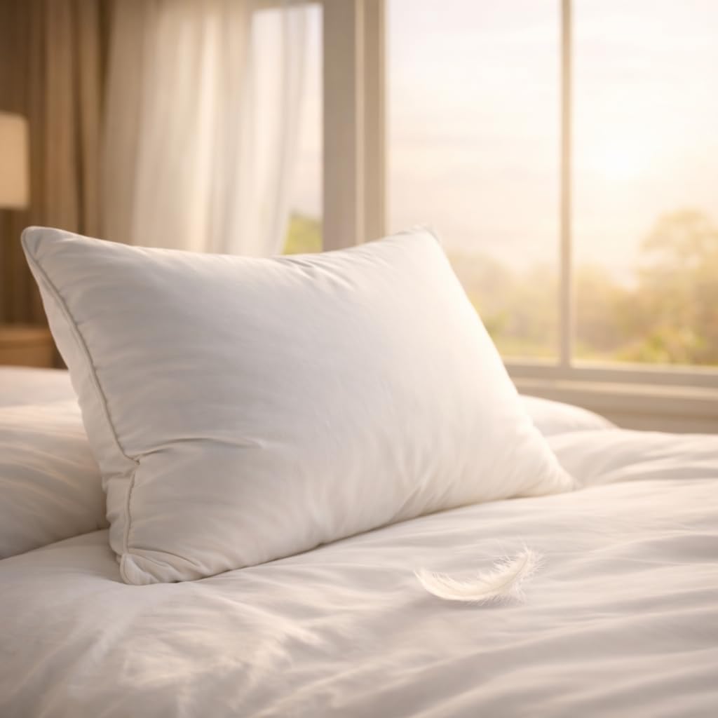 Almohada Pluma de Ganso e Hipoalergénica Tamaño Queen