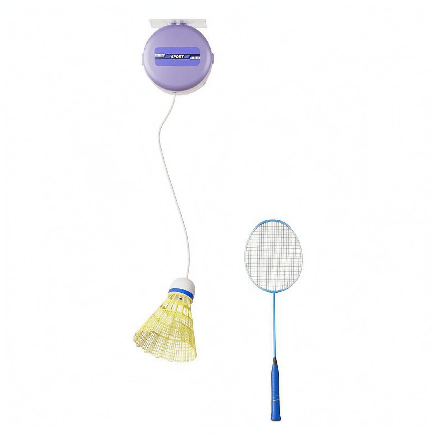 SECRET DESIRE Solo Practice Wireless Control Badminton Practice Device Adjustable Height Hanging Badminton Practice Device Indoor, Daily 3B Adult 1R-image-10