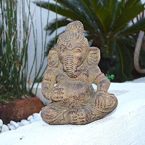 Amazon.co.jp: ガネーシャ石像 ぽっちゃり 083-115 バリ ヒンドゥー教