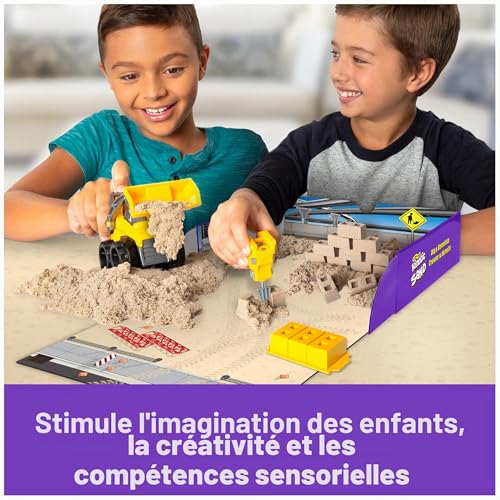 Coffret Chantier Kinetic Sand 6044178 – 454g de Sable Magique et Accessoires - vue 3