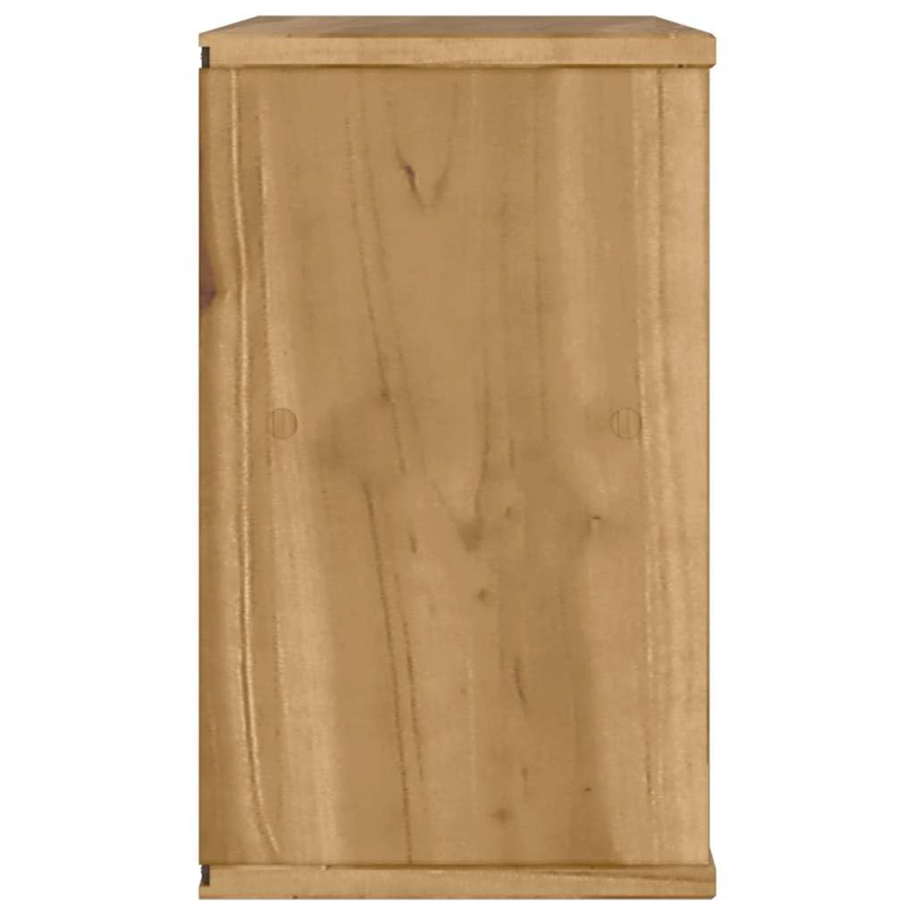 vidaXL Mueble de TV ODDA Madera Maciza de Pino 79x24x40 cm