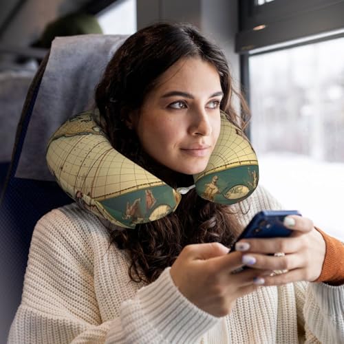 Almohada espuma viscoelástica para viaje ajustable miniatura 6