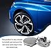60mm Silver Wheel Center Caps 4 Pcs ABS Plastic Hub Caps OD 2.36 Inch ID 2.2 Inch Universal Snap-in Center Covers Polished Vehicle Rim Hub Caps Accessories Replacement for Most Cars