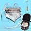 Kalimba AKLOT 17 Clés En Bois Massif - Piano à Pouce Africain Avec Kit Complet Pour Débutants - Cadeau Musical