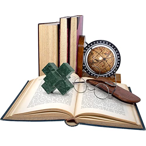 Dreamseden Geometric Sculpture, Small Green Marble Decorative Ornaments Modern Home Decor Accent Paperweight #TOP4