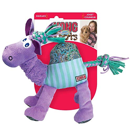 Kong Knots Carnivalcamel M/L peluche pour chien de 24 x 7 x 23 cm