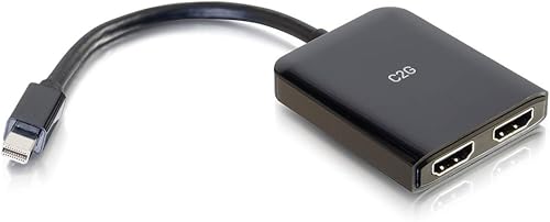 Miniatura 9 de C2G Divisor de puerto de pantalla mini a monitor HDMI, 4K, 2 puertos, alimentado por USB, Cables to Go 54292
