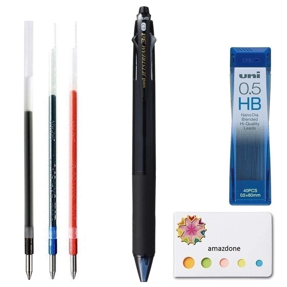 Buy Uni Jetstream 3&1 multi slim ballpoint pen 0.7mm 3 colors