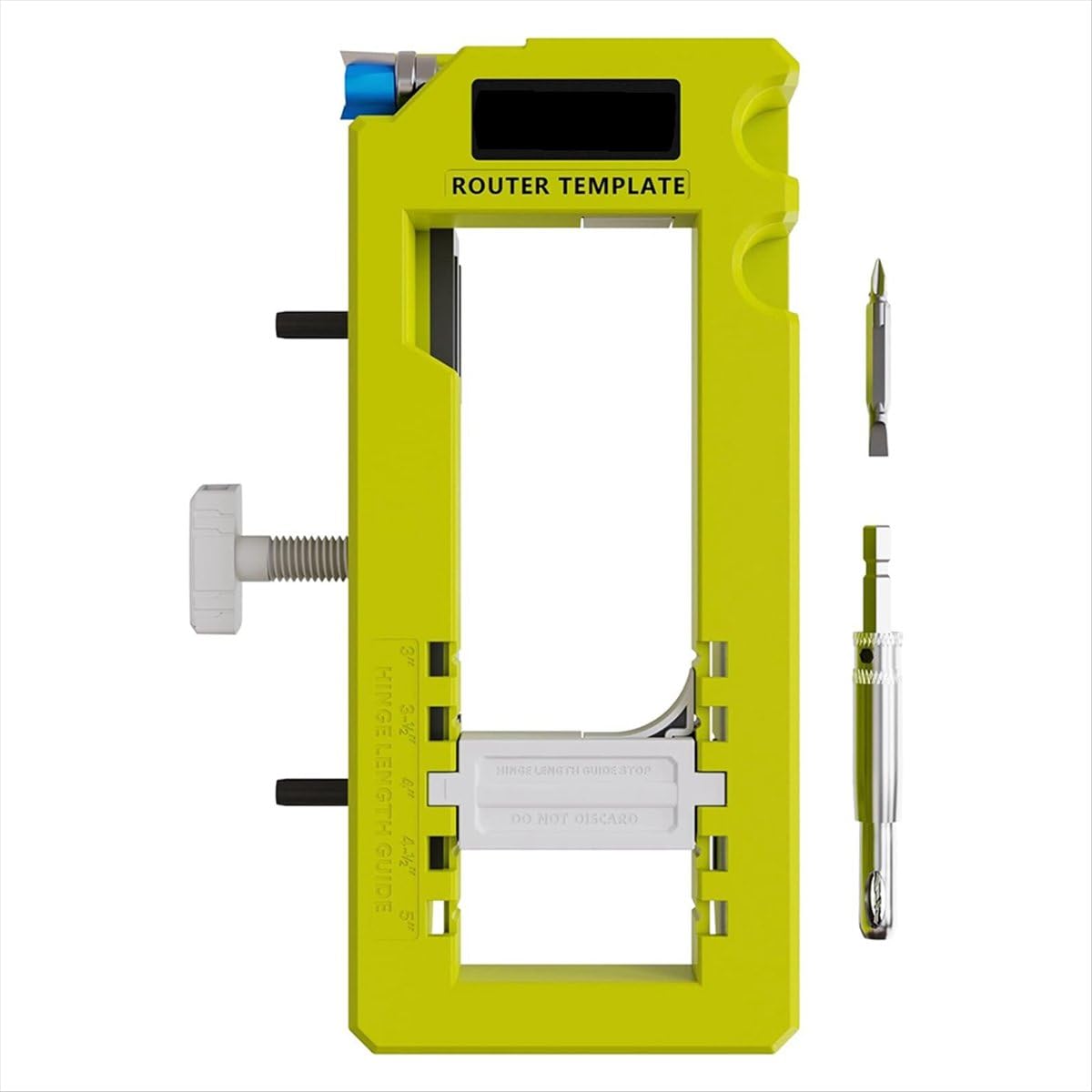 BPQiang Door Hinge Jig, Mortiser, Installation Kit, Router Template for 3inch to 5inch Hinges