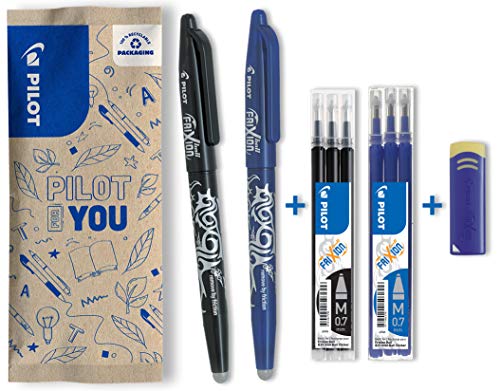 IPNSDON 4 penne cancellabili con inchiostro gel blu da 0,5