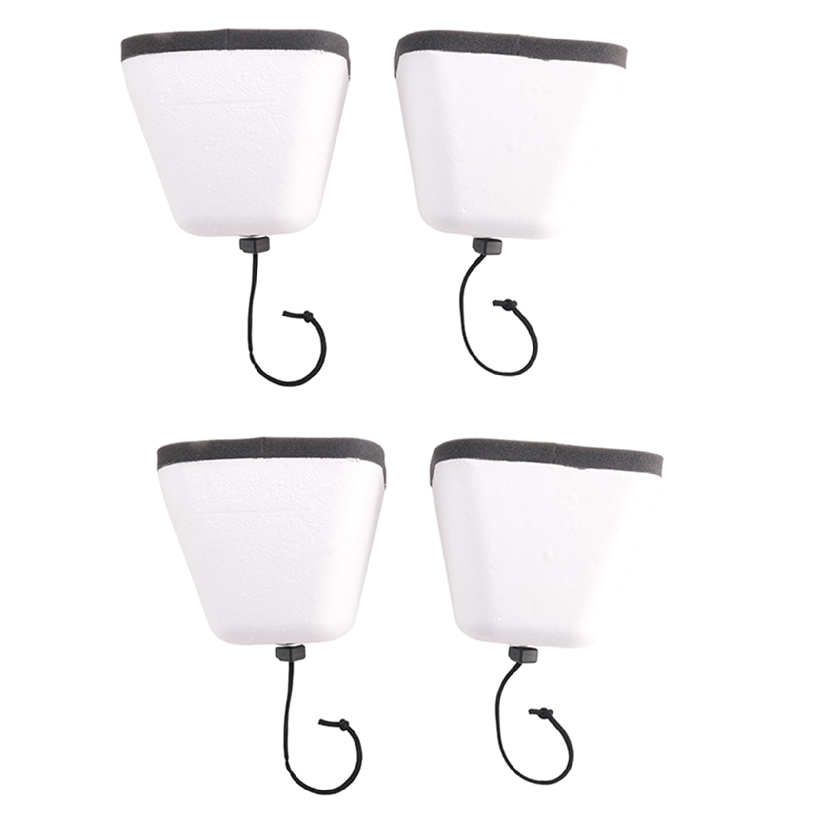 Hfgdnchva White 4Pcs Outdoor Faucet Cover For Winter, Freeze Prevent Outdoor Faucet Cover Universal