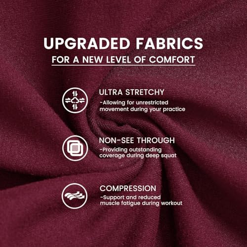 GAYHAY High Waist Yoga Pants with Pockets, Leggings for Women Tummy Control Compression Workout Leggings for Women