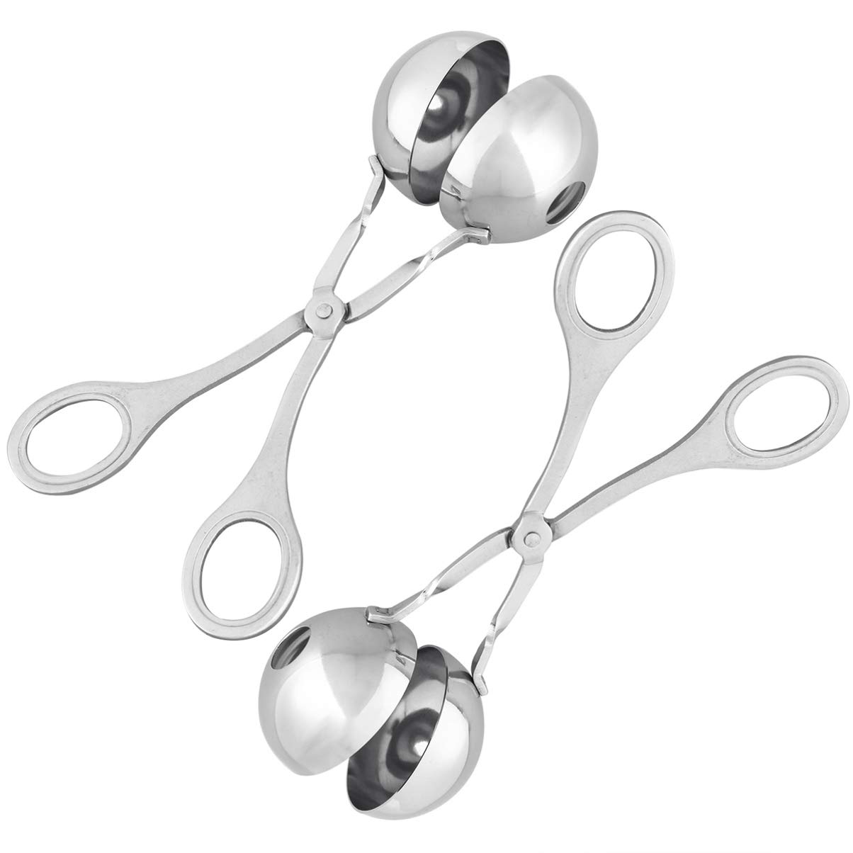 HOLIDYOYO Meatball Maker Meat Ball Maker Meatball Clip Meat Clip Kitchen Gadget Stainless Steel Small Large Size