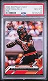 PSA 10 Nico Iamaleava 2024 Bowman University Now #3 Red SP #10/10 Rookie Card Tennessee Volunteers