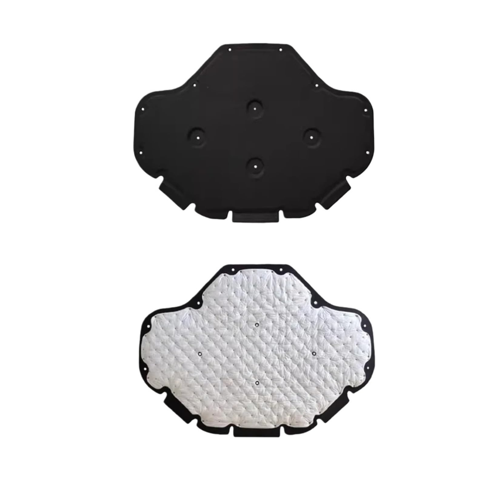 Wuqqxxqcm D Front Hoo Engine Soun Insulation Pa Soundproof Aluminum Compatible For Bmw X3 G45 2025 Cover Thermal Heat Insulation Mat(D)