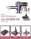 BTRUI Für Dyson V8 Batterieadapter für Einhell 18V Power X Serie Batterie konvertieren zu Dyson V8 SV10 Series Motorhead Handstaubsauger Akku konverter (EIN20V8 Adapter)